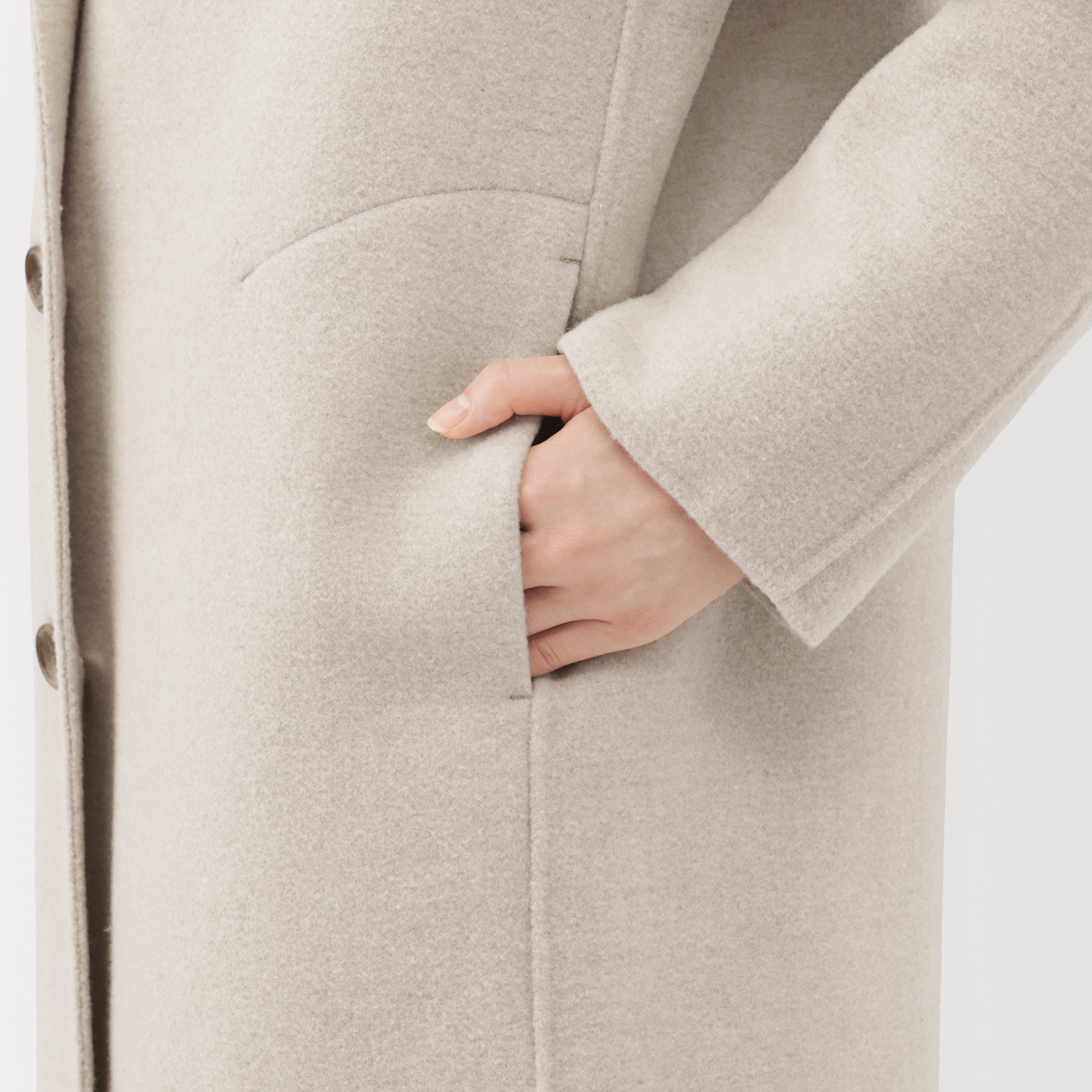 Wool Blend Chester Coat - Image 8