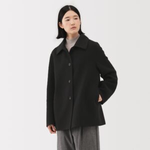 Wool Blend Short Coat