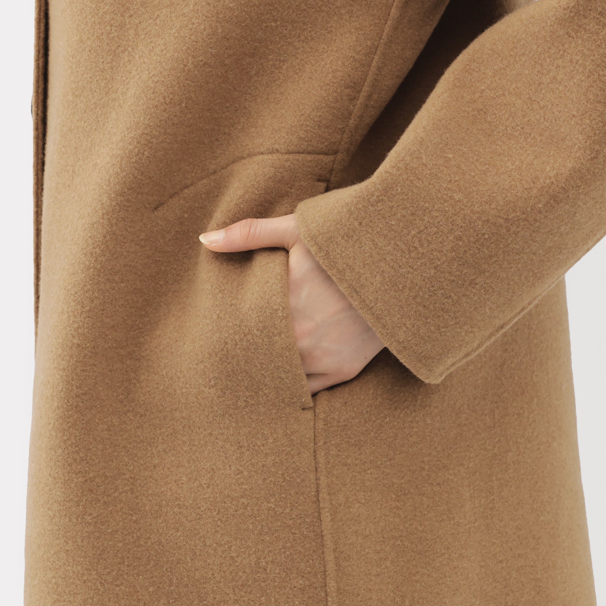 Wool Blend Short Coat - Image 17