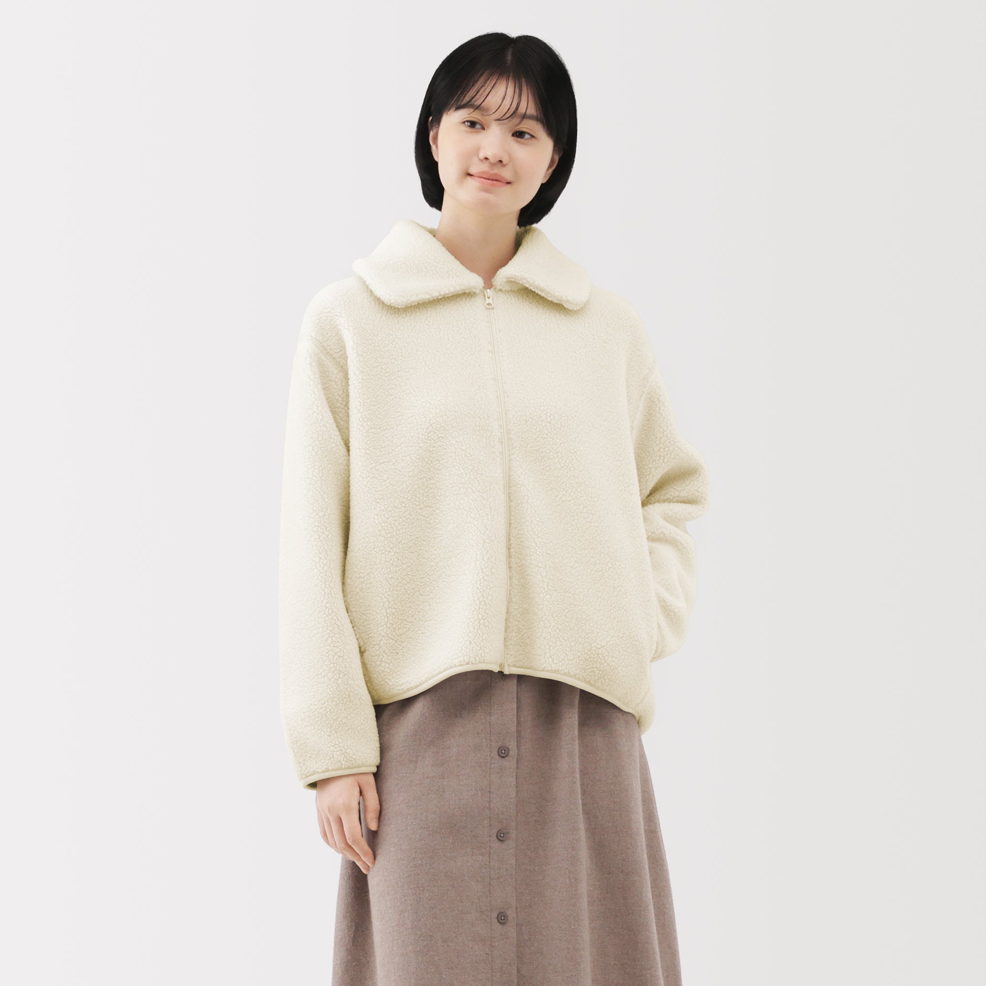 Boa Fleece Collar Jacket - Image 21