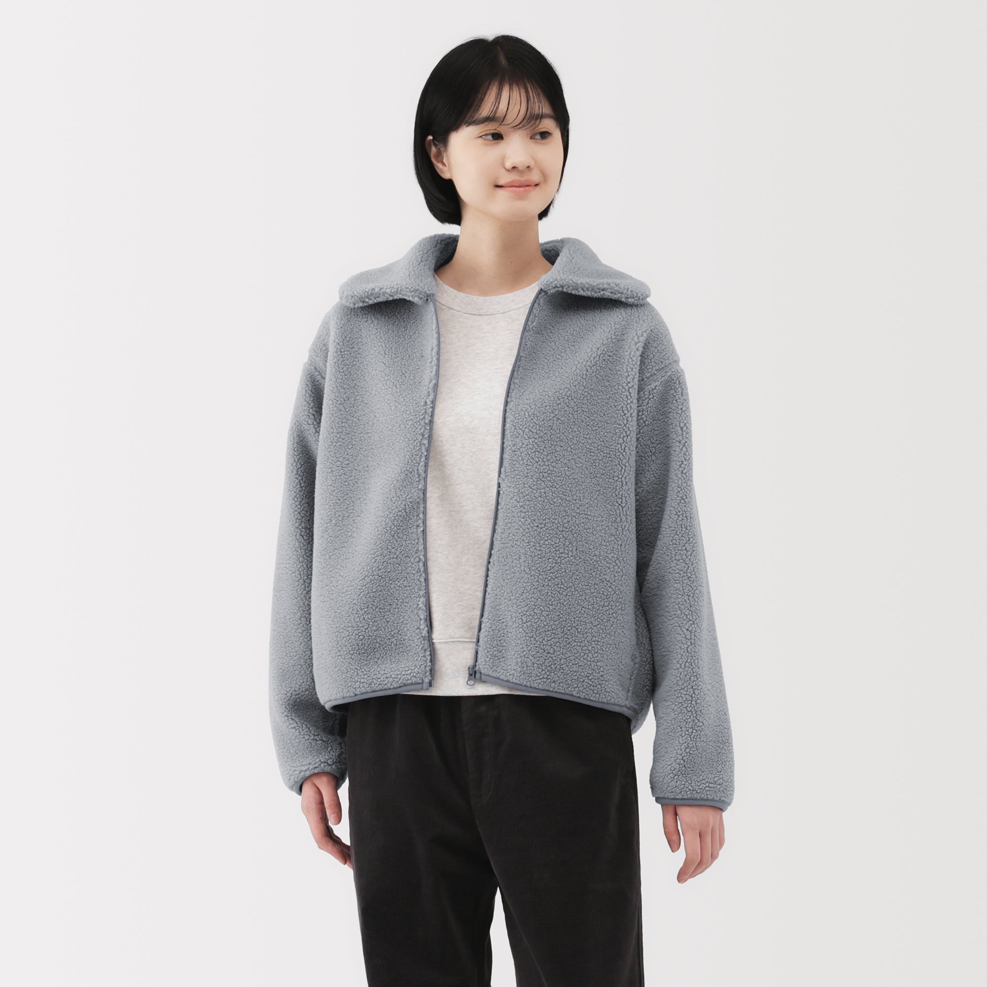 Boa Fleece Collar Jacket - Image 12