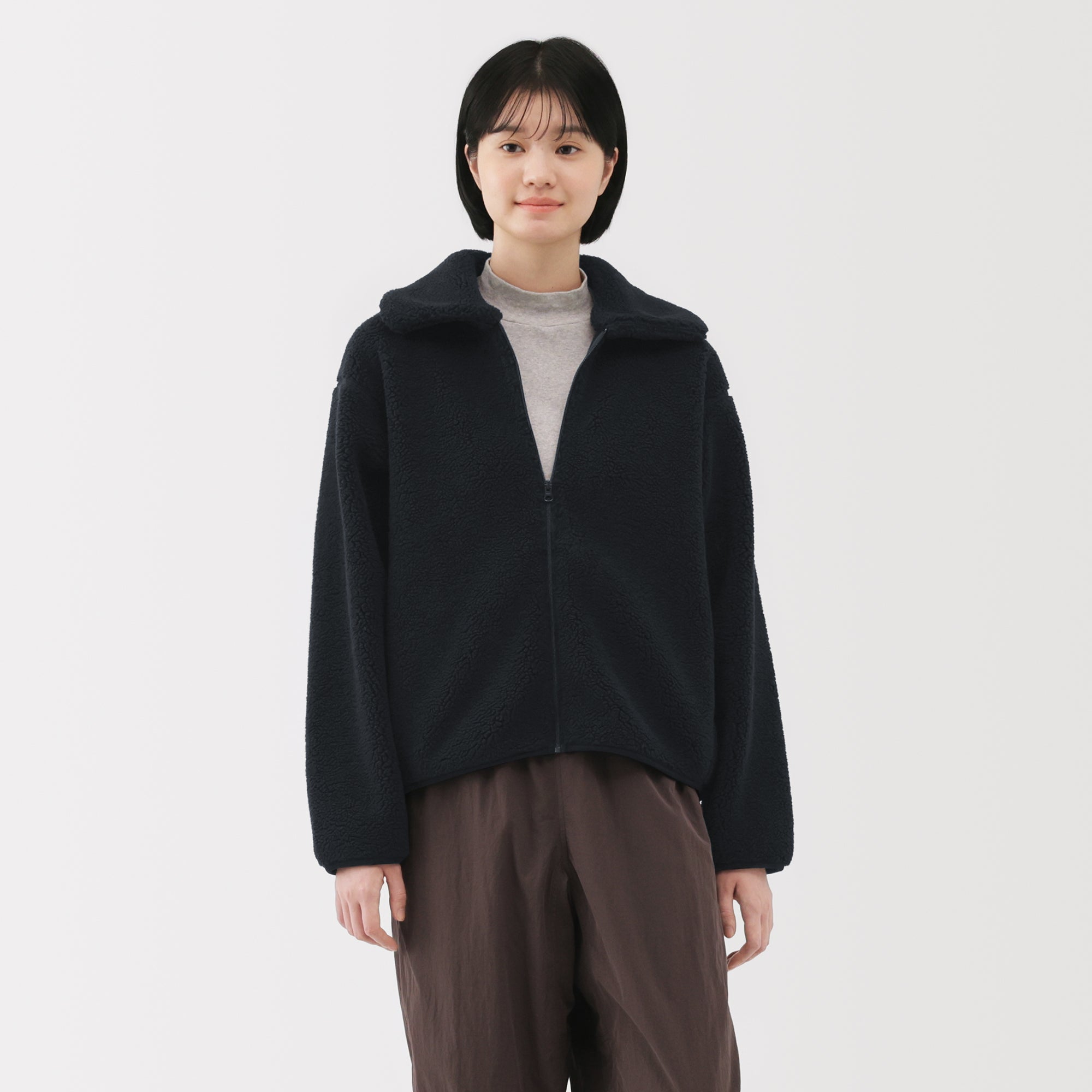Boa Fleece Collar Jacket - Image 3