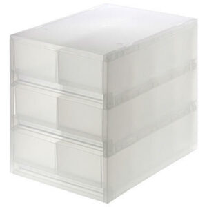 Polypropylene Case Shallow 6 Drawers with 3 Partitions