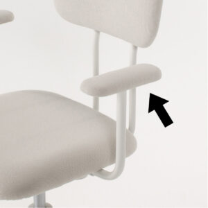 Office Chair Armrests - Gray