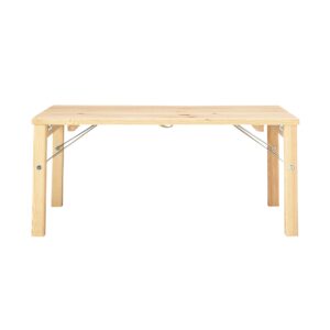 Pine Wood Folding Low Table