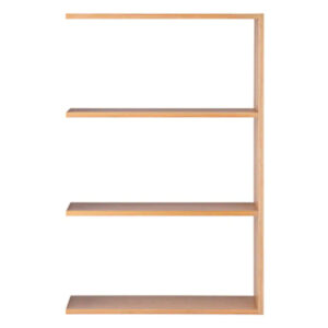 Oak Additional Stacking Shelf - Wide Type - 3 Tiers