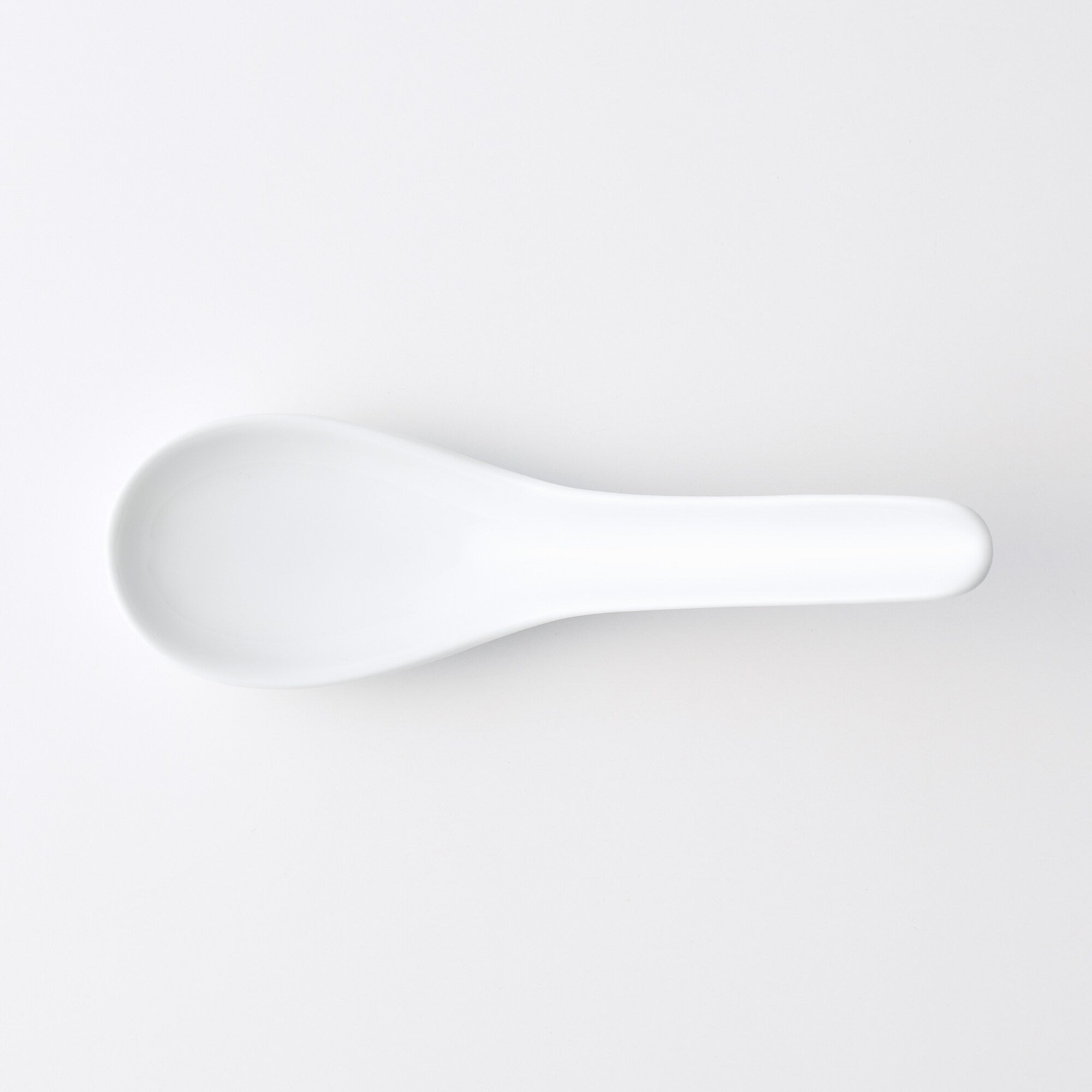White Porcelain Chinese Spoon - Image 3