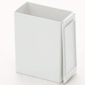 Polypropylene Dust Bin with Lid - Mini - 0.23 gal