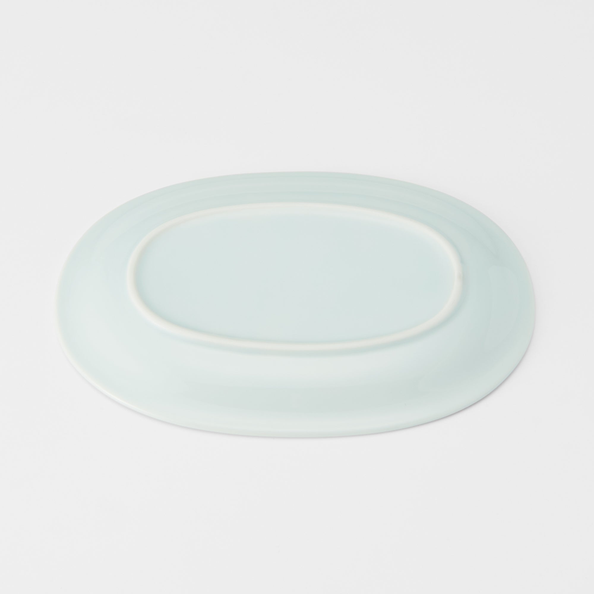 Blue White Porcelain Oval Dish - Image 4
