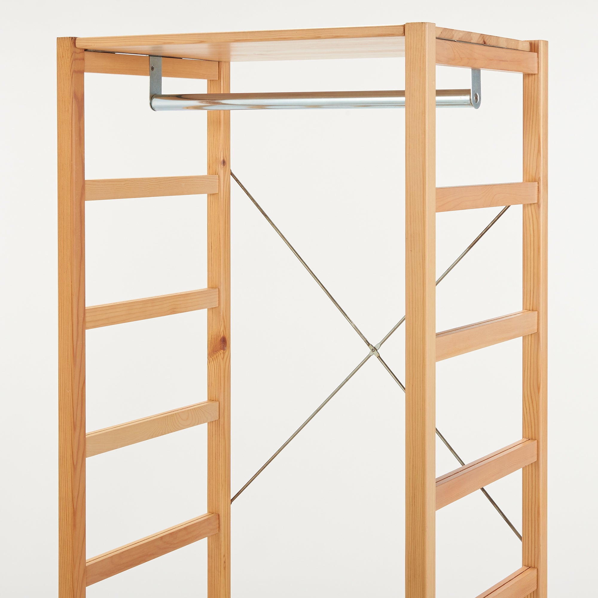 Pine Shelf Unit - Hanging Rail - Regular - Image 2