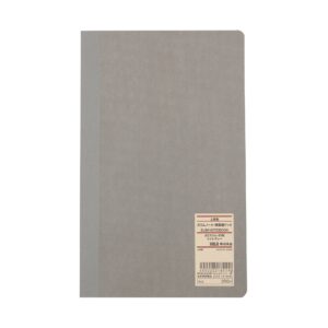 High Quality Paper Bind Slim Notebook - Horizontal Line and Vertical Dot Grid