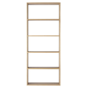 Oak Stacking Shelf - Wide Type - 5 Tiers