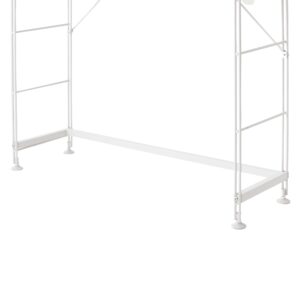 SUS Shelving Unit Frame Reinforcement Part - White Gray - Wide