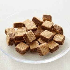 Small Wafers with Chocolate Cream
