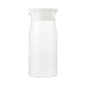 Heat Resistant Glass Round Pitcher