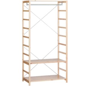 Pine Shelf Unit - Wardrobe