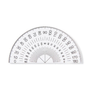 Acrylic Protractor Semi-Circle