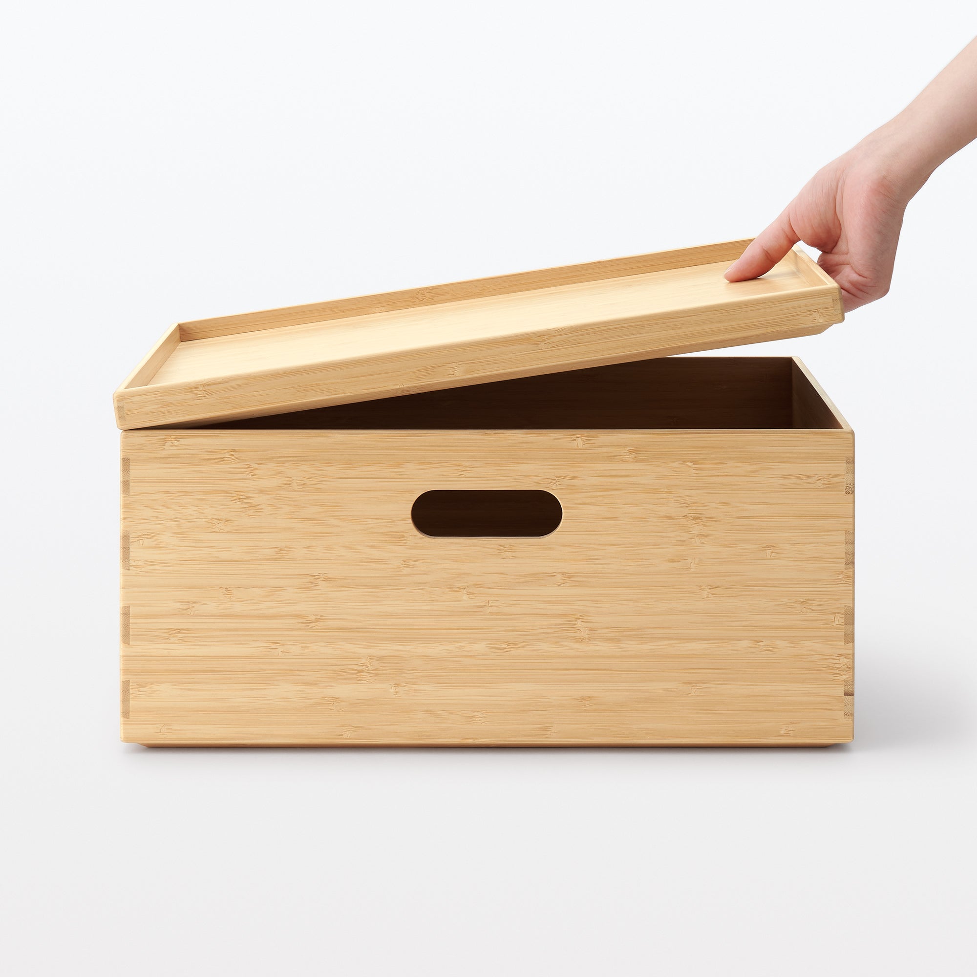 Stackable Bamboo Box Lid (W14.6 x D10.2 x H1) - Image 2