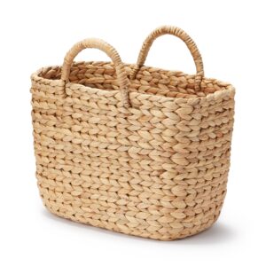 Water Hyacinth Basket - Large W14.6 x D7.3 x H10.2