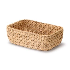 Water Hyacinth Basket - Rectangle - Small W13.4 x D9.1 x H4.7