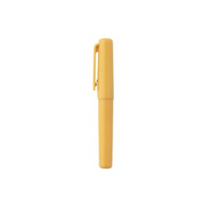 Compact Gel Ink Ballpoint Pen Cap Type 0.5mm - Yellow
