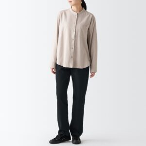 Women's Denim Regular Pants Black (L 30inch / 77cm)