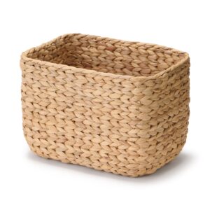 Water Hyacinth Basket - Rectangle - Large W13.4 x D9.1 x H9.4