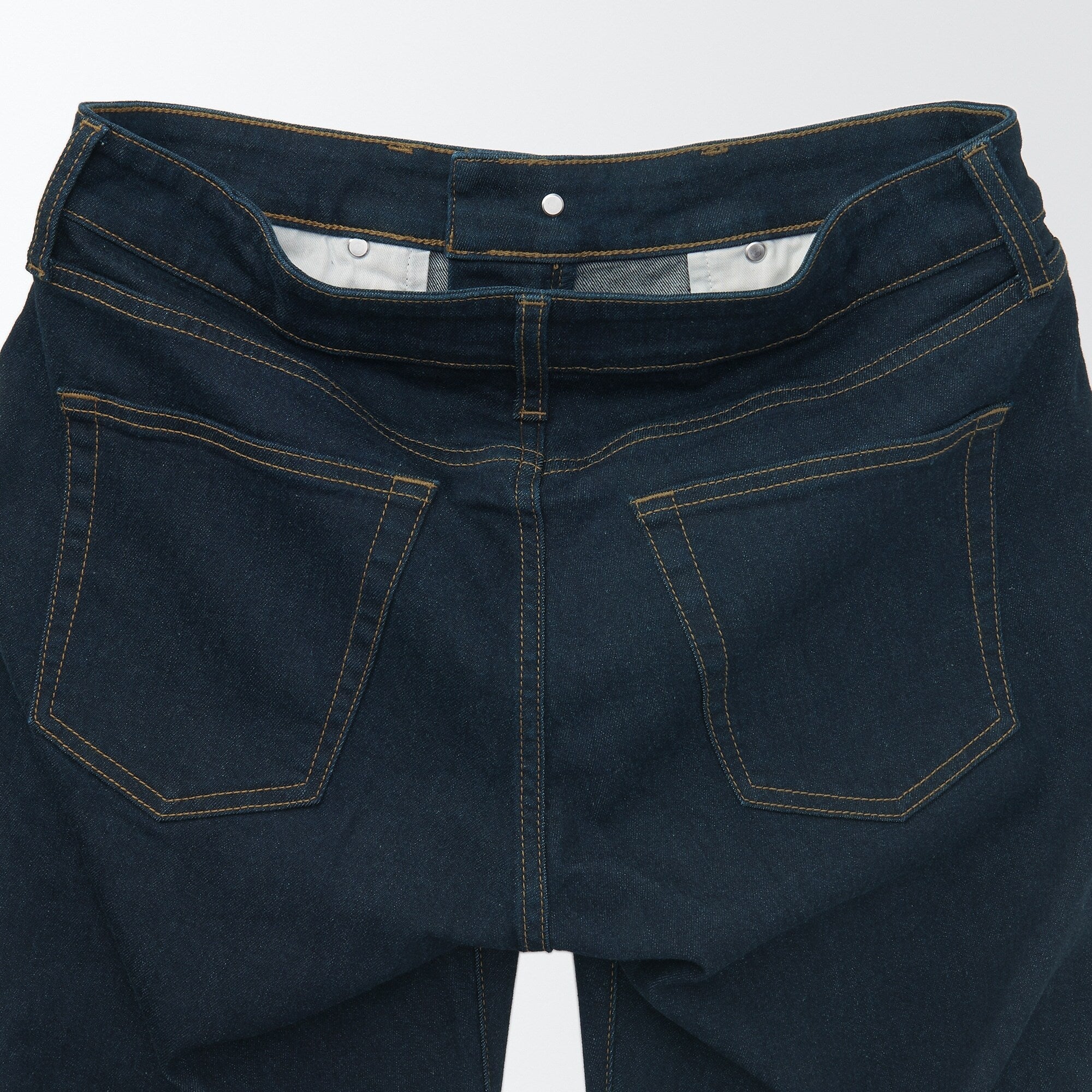 Men's Super Stretch Denim Skinny Pants Dark Navy (L 32inch / 82cm) - Image 10