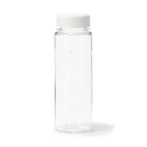 Water Bottle with Measurements 16.9 fl oz - White