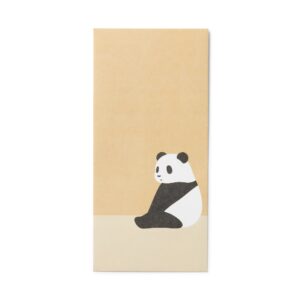 Bamboo Paper Petit Envelope - Large - Giant Panda (3 Pack)