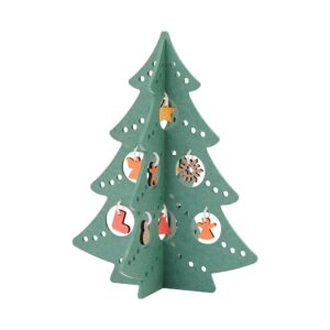 Color MDF Christmas Tree - Green - Large