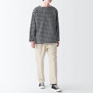 Men's Denim Easy Pants - Natural