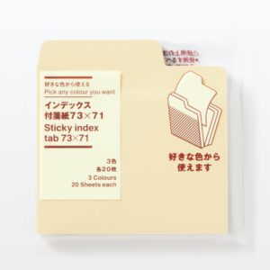 Index Tab Sticky Notes 3 Color Set 2.9 x 2.8