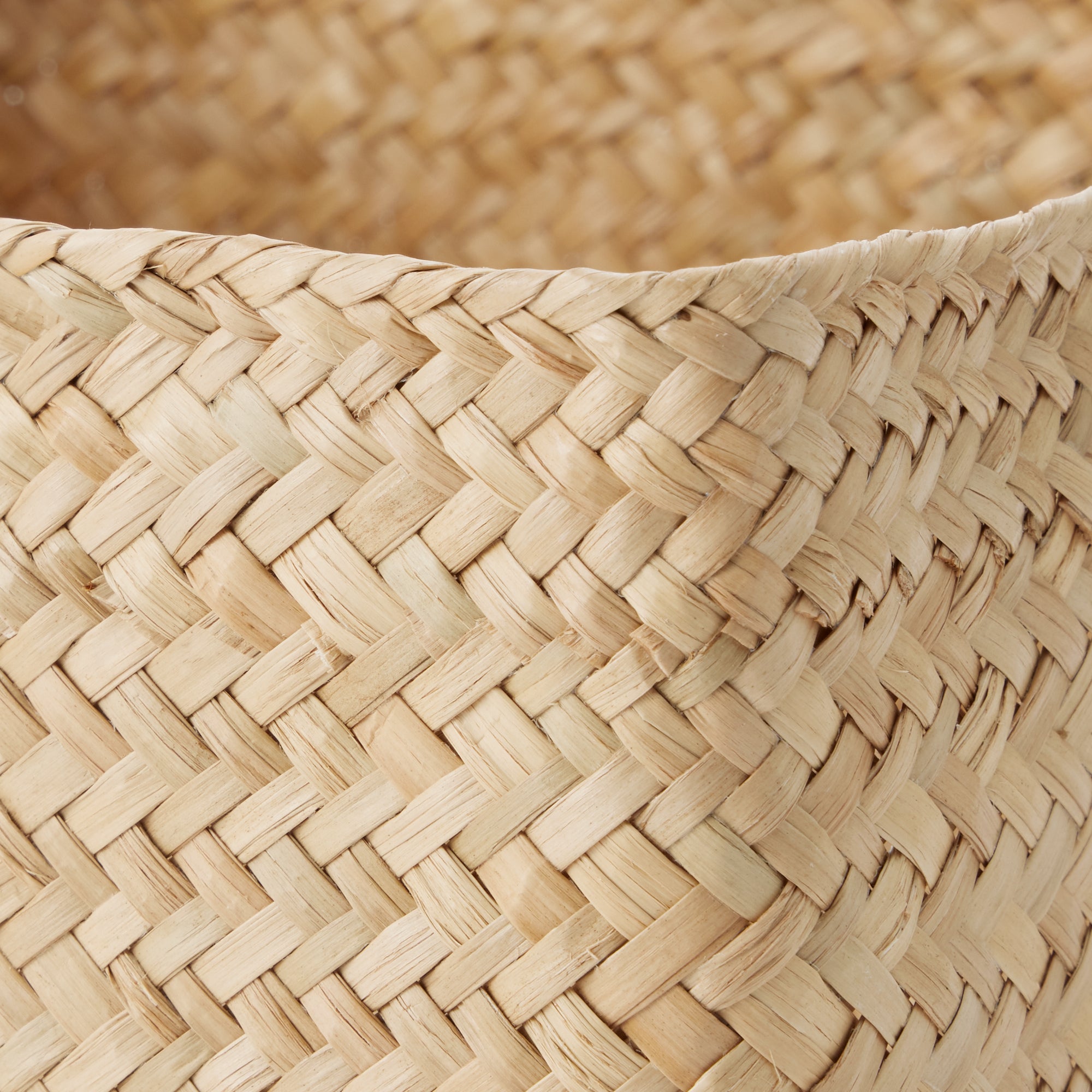 Seagrass Organizer Herringbone Square Basket (W9.8 x D9.8 x H4.7) - Image 5