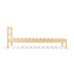 [HD] Pine Wooden Bed - Single