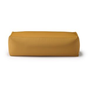 Polyester Plain Weave Cover For Rectangular Body Fit Cushion - Mustard (Cushion Sold Separately)