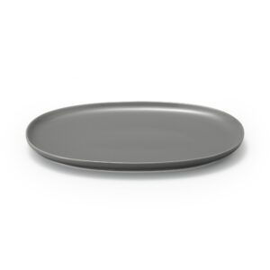 Everyday Tableware Oval Plate Large - Gray