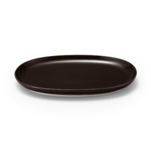 Everyday Tableware Oval Plate Small - Dark Brown