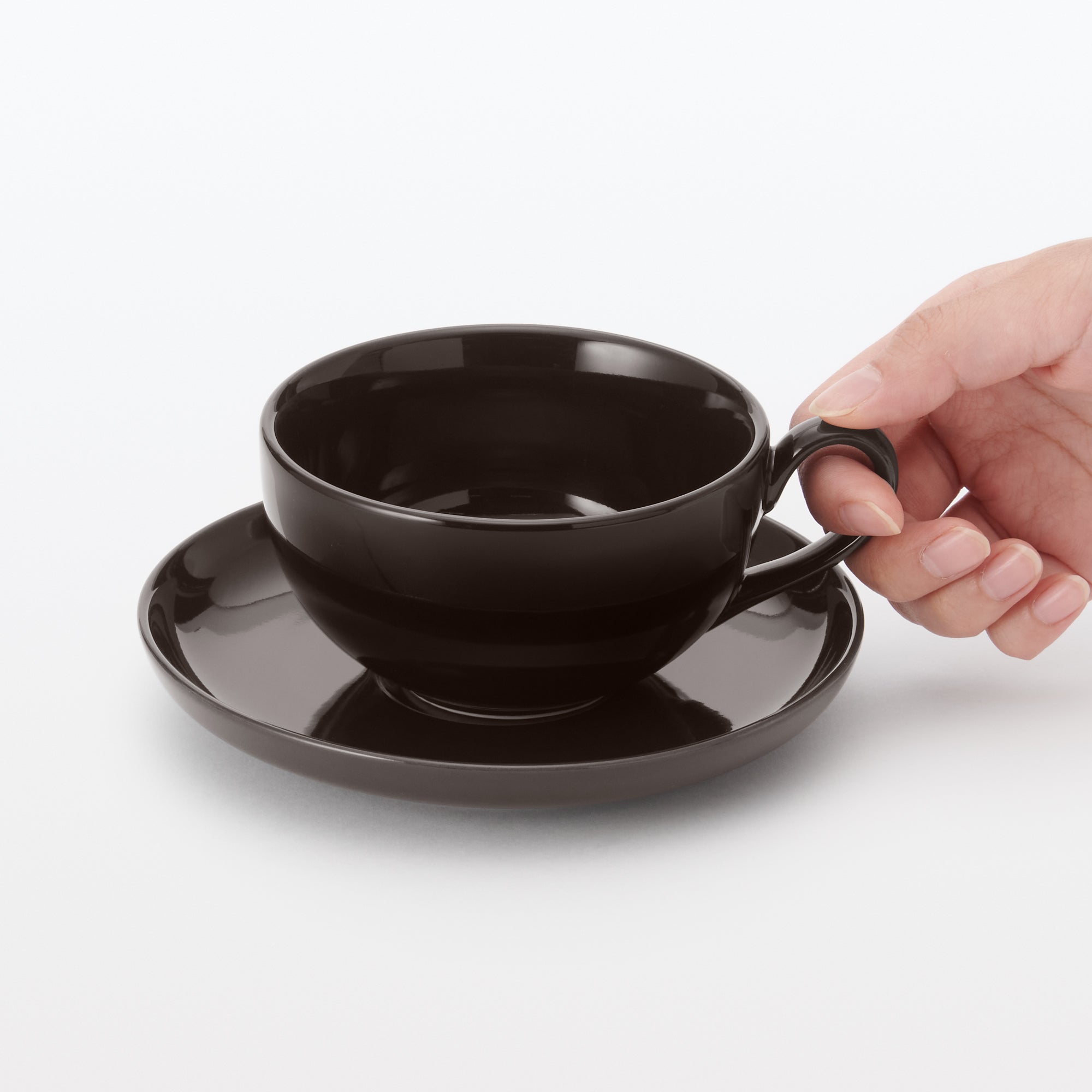 Everyday Tableware Teacup - Dark Brown - Image 6