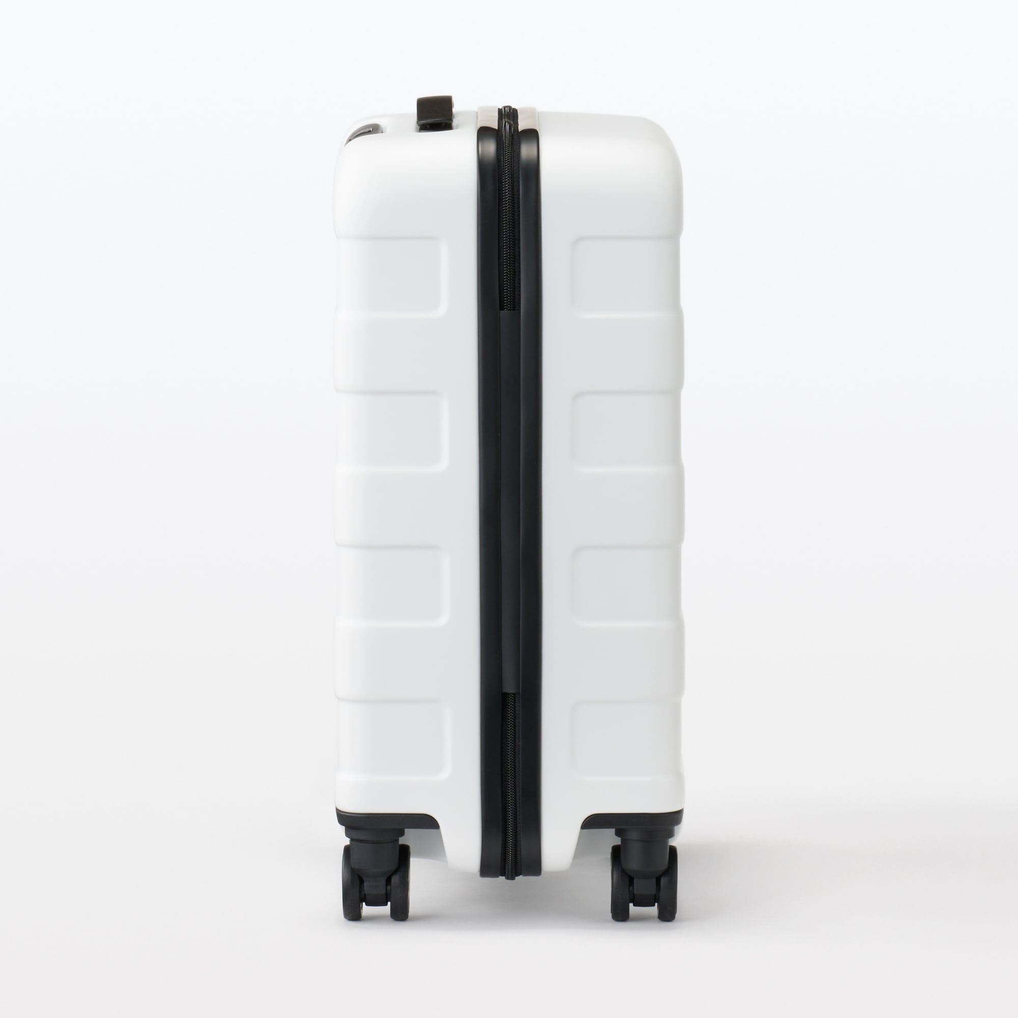 Adjustable Handle Hard Shell Suitcase 36L - White | Carry-On - Image 3