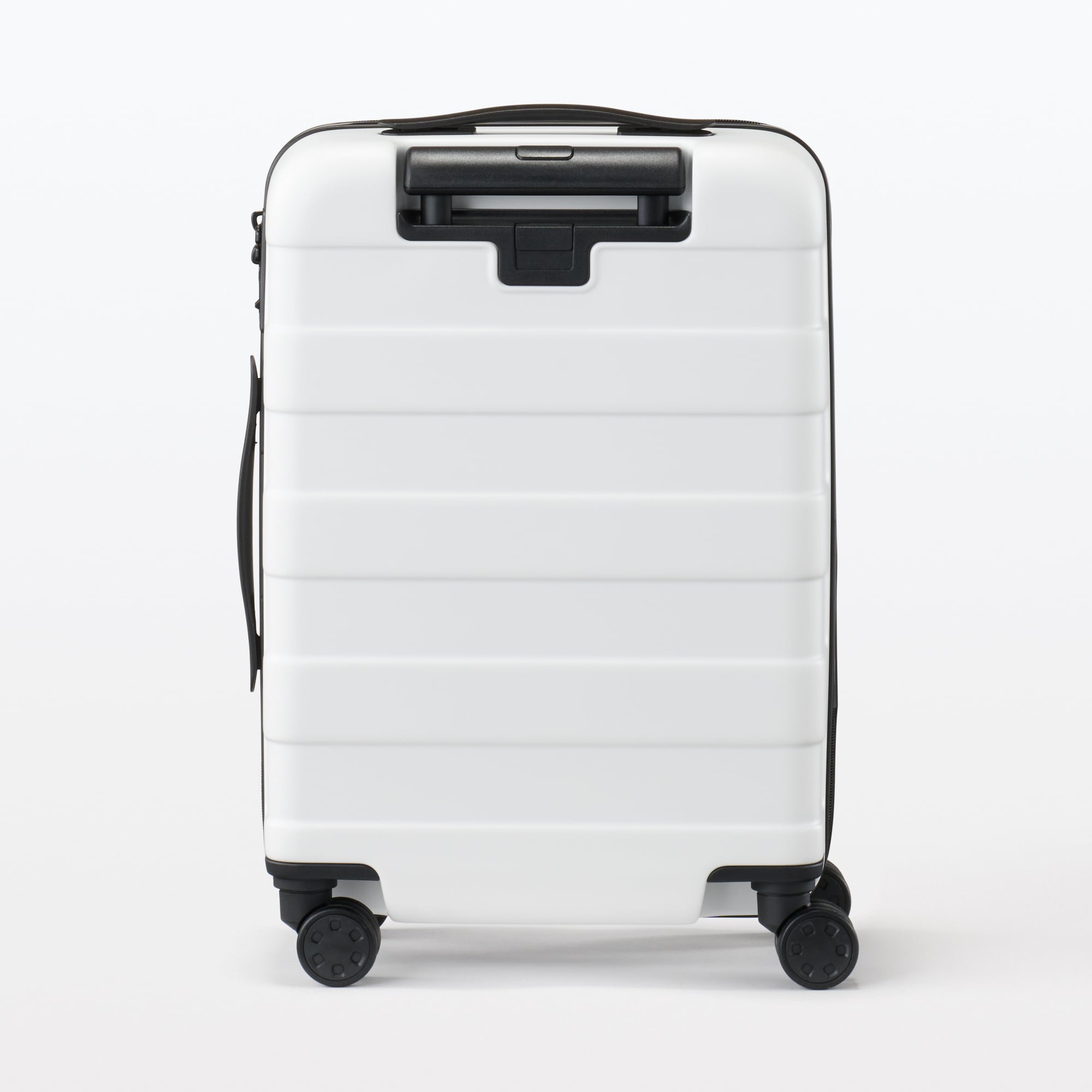 Adjustable Handle Hard Shell Suitcase 36L - White | Carry-On - Image 4