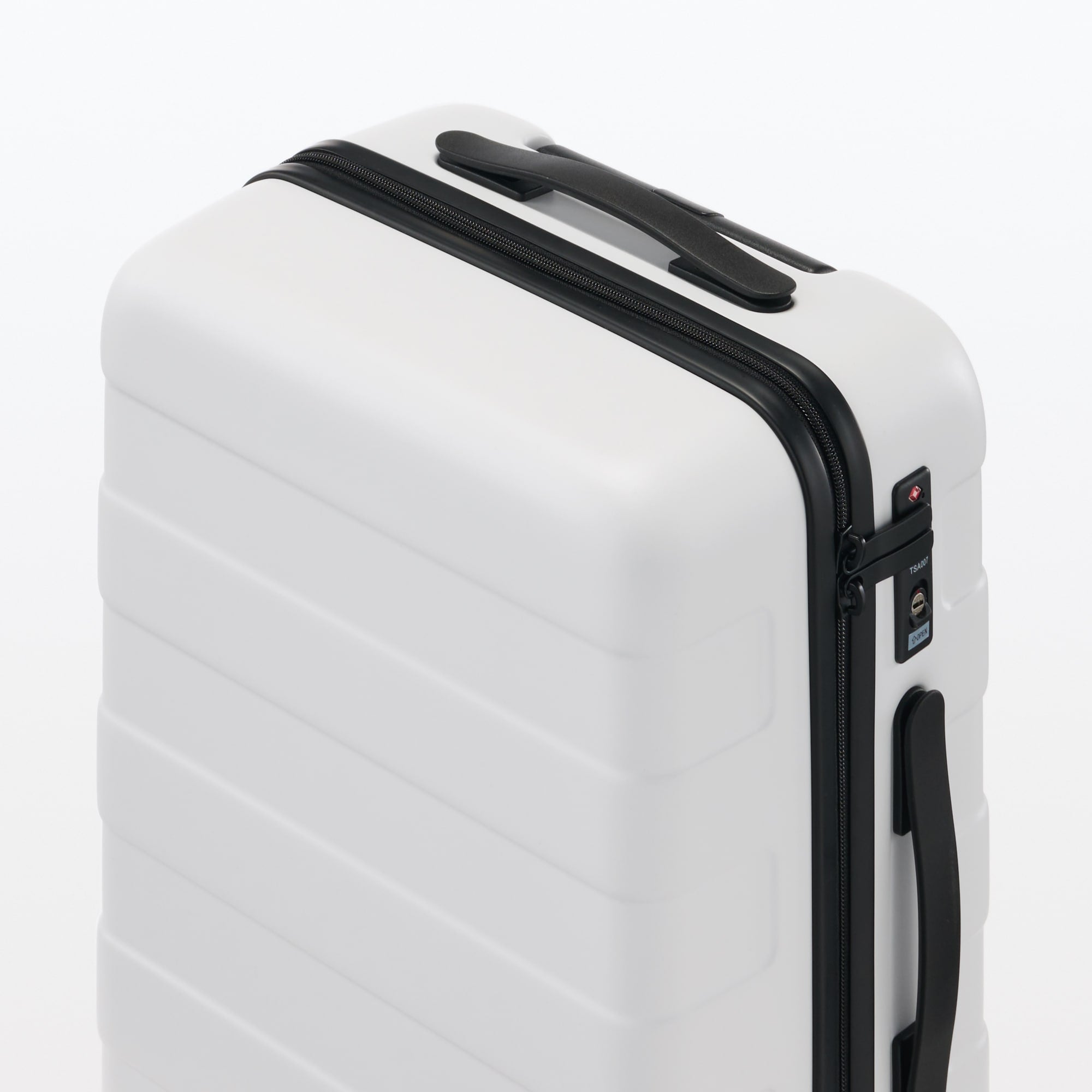 Adjustable Handle Hard Shell Suitcase 36L - White | Carry-On - Image 5