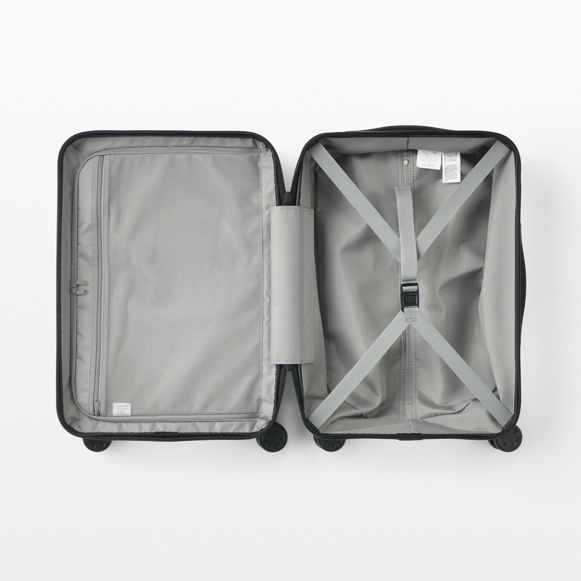 Adjustable Handle Hard Shell Suitcase 36L - White | Carry-On - Image 6