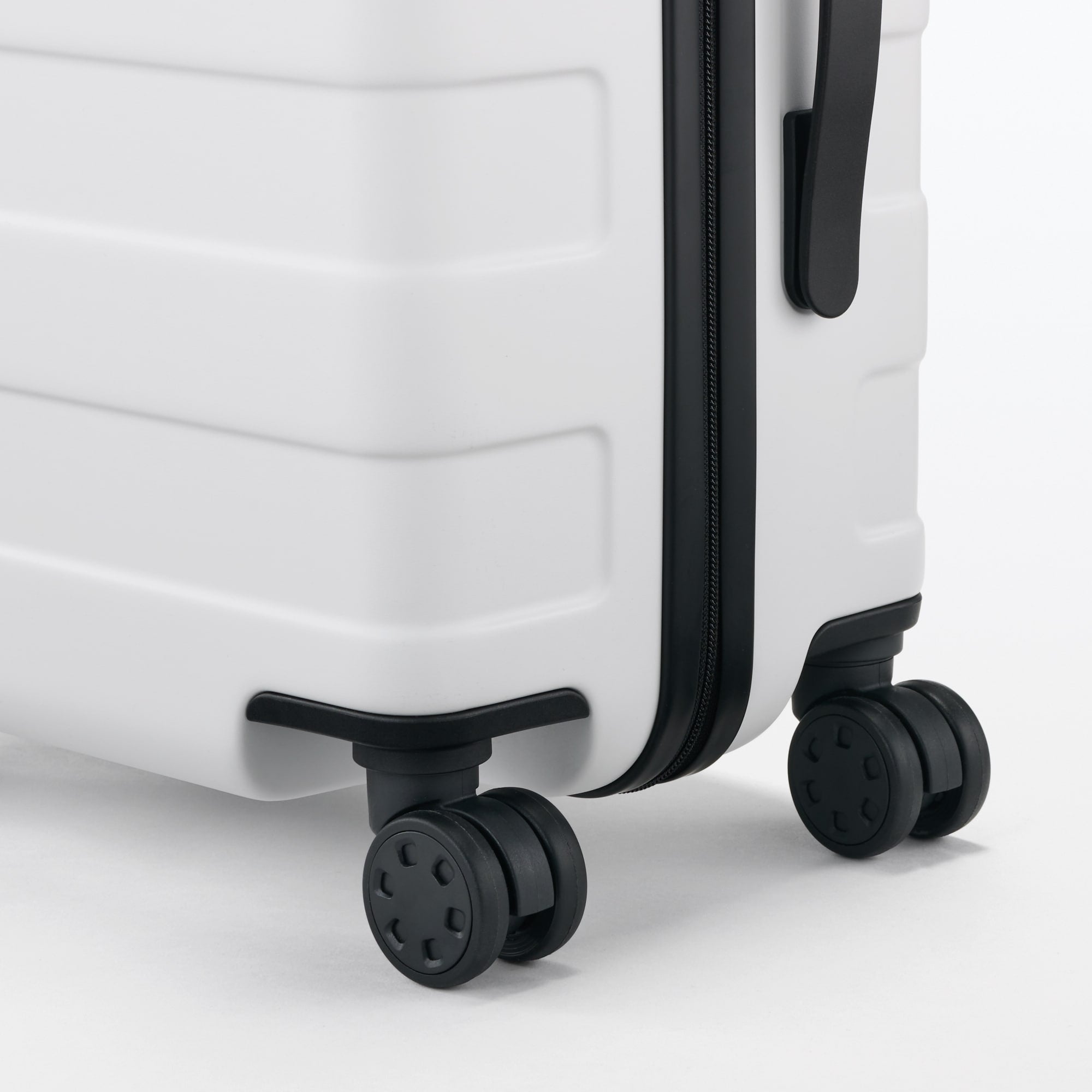 Adjustable Handle Hard Shell Suitcase 36L - White | Carry-On - Image 8