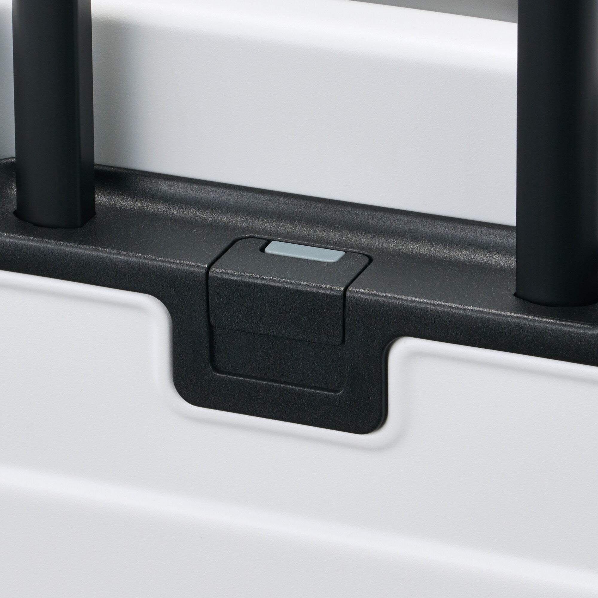 Adjustable Handle Hard Shell Suitcase 36L - White | Carry-On - Image 12