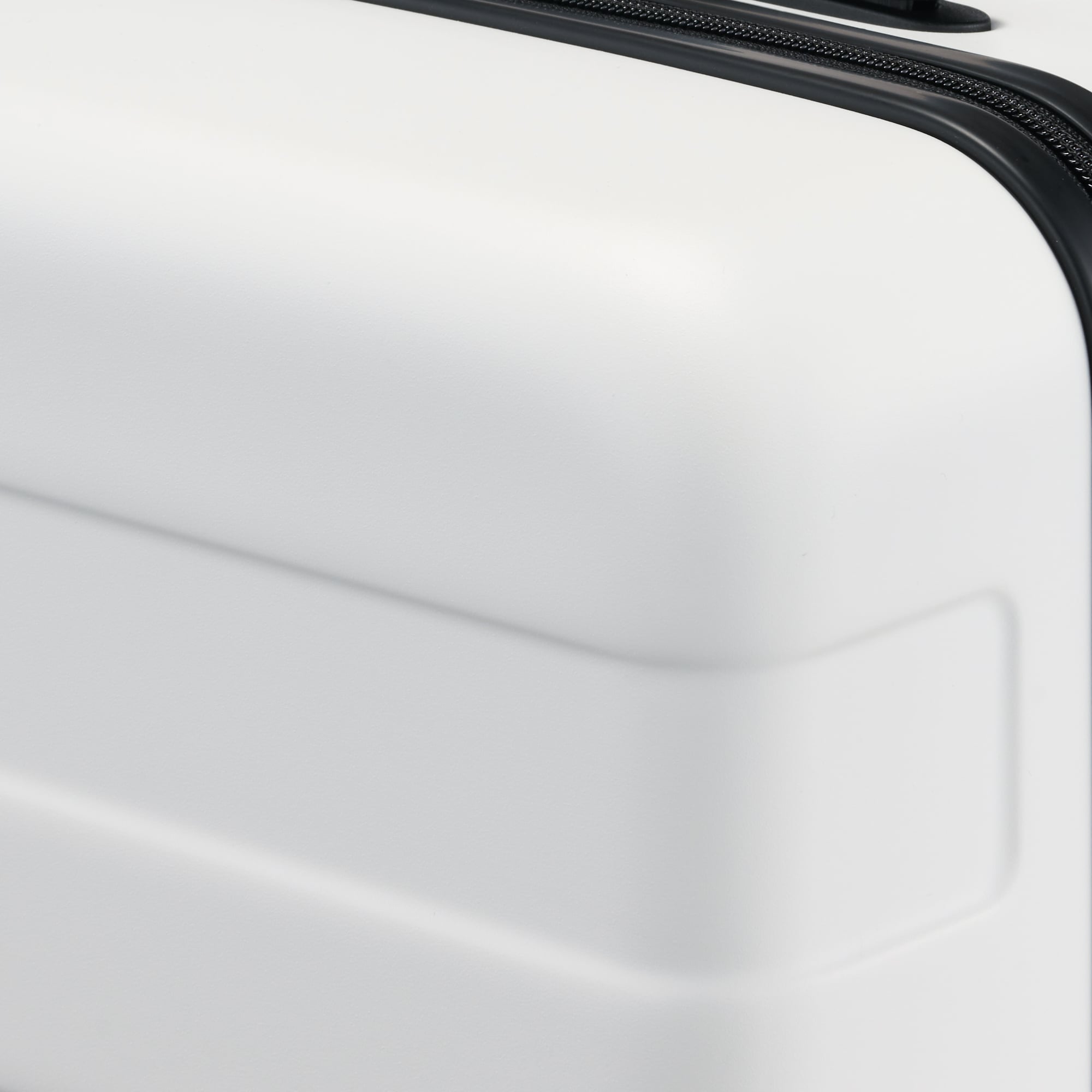 Adjustable Handle Hard Shell Suitcase 36L - White | Carry-On - Image 15