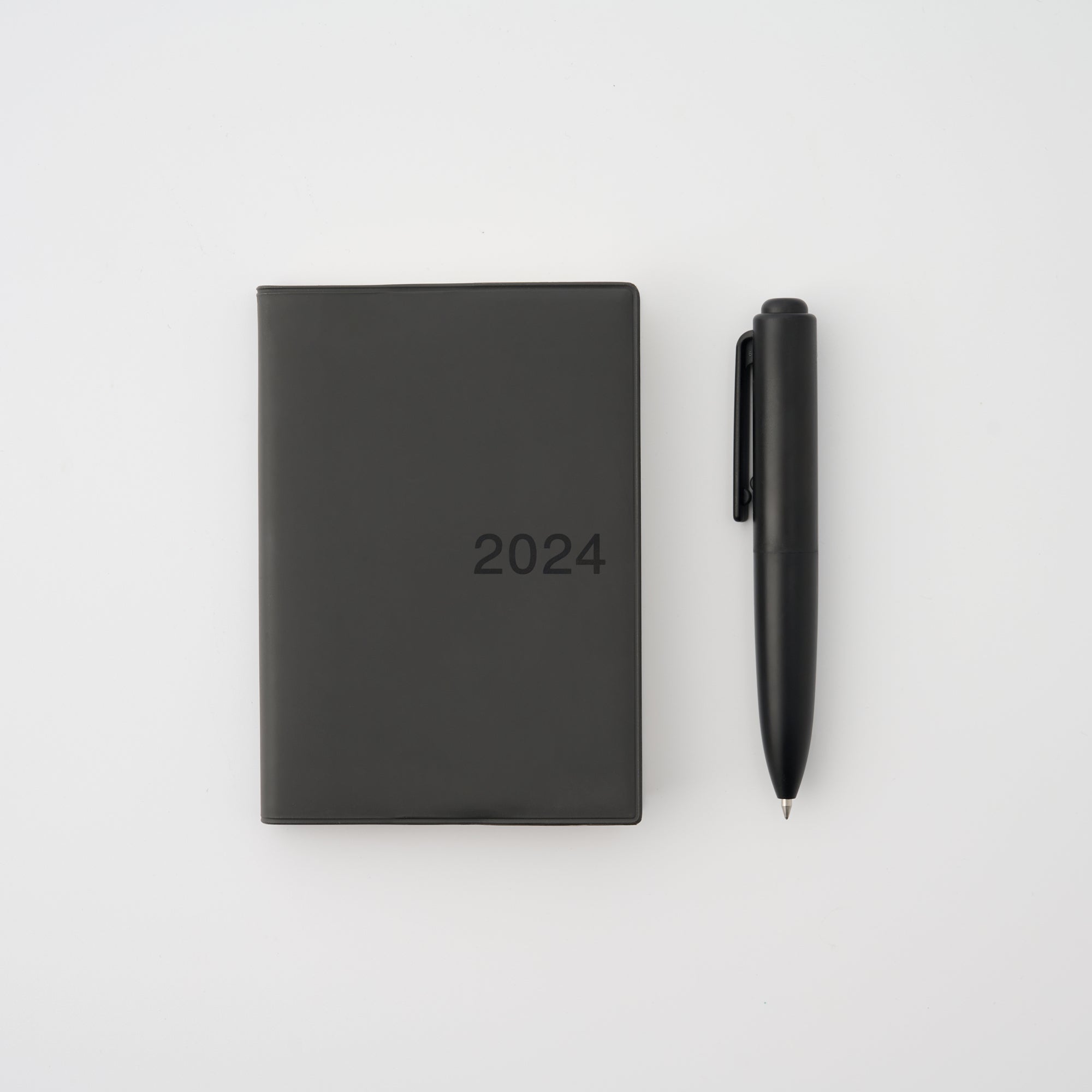 Compact Gel Ink Ballpoint Pen Knock Type 0.5 mm - Black - Image 4