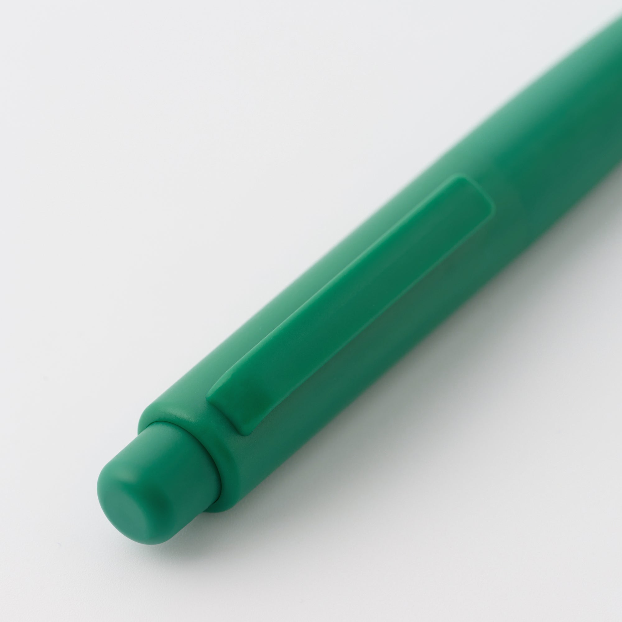 Compact Gel Ink Ballpoint Pen Knock Type 0.5 mm - Green - Image 3
