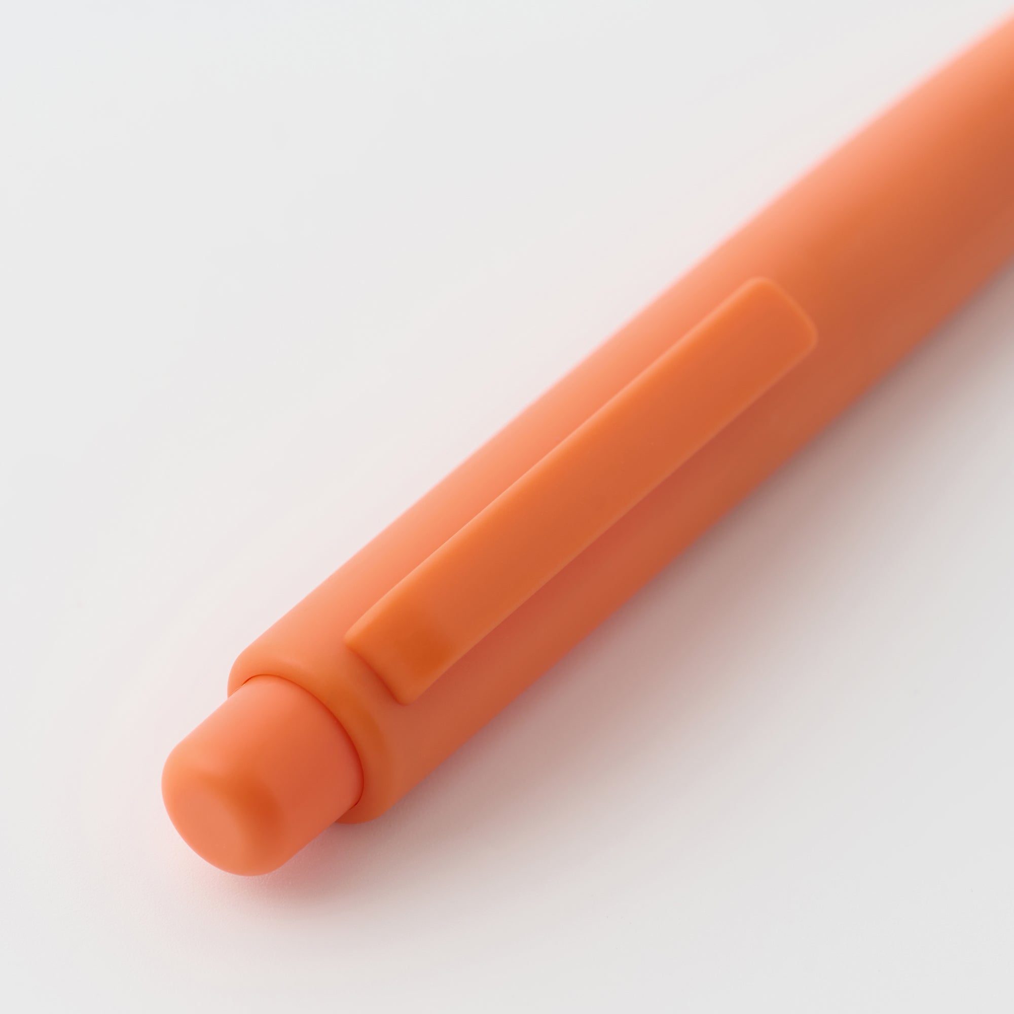 Compact Gel Ink Ballpoint Pen Knock Type 0.5 mm - Orange - Image 3