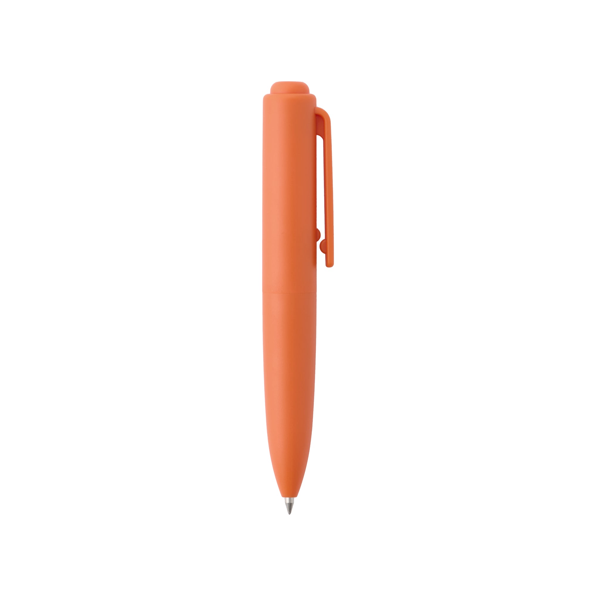 Compact Gel Ink Ballpoint Pen Knock Type 0.5 mm - Orange